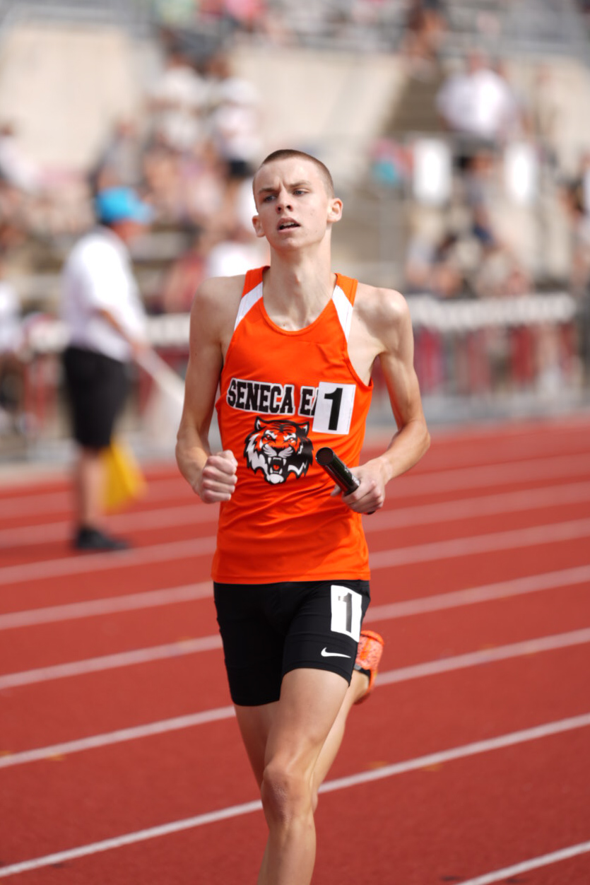 Minster Girls and Seneca East Boys capture D3 4x800 gold